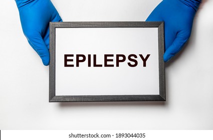 Epilepsy Word Concept Epileptic Disease Diagnosis Stock Photo 