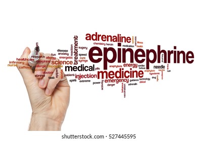 Epinephrine Word Cloud Concept