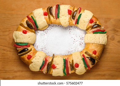 Epiphany Cake, Kings Cake, Roscon De Reyes Or Rosca De Reyes