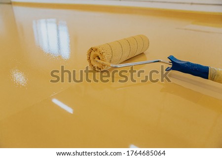 Epoxy flooring tools, preparation and application of epoxy resin