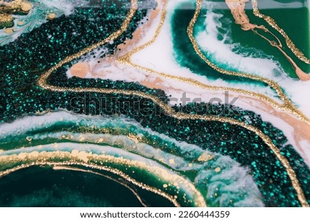 Epoxy resin geode art and functional art