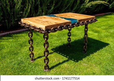 Epoxy Resin Handmade Wooden Table