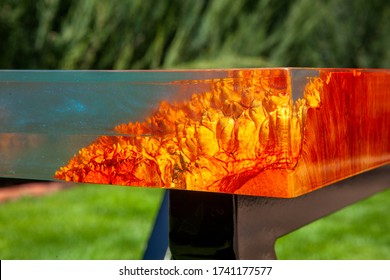 Epoxy Resin Handmade Wooden Table