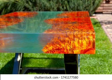 Epoxy Resin Handmade Wooden Table