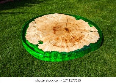 Epoxy Resin Handmade Wooden Table