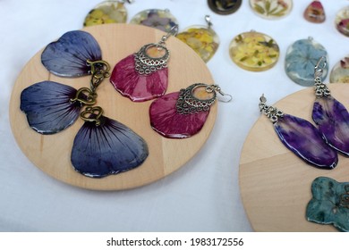 Epoxy Resin Jewelry. Lots Of Jewelry