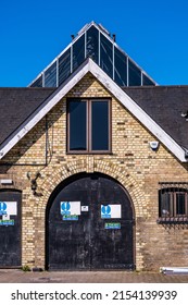 Epsom Surrey, London, May 08 2022, Fever Nightclub Building Exterior Entrance Against A Clear Blue Sky