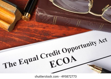 Equal Credit Opportunity Act Ecoa Book Stock Photo 495872773 | Shutterstock