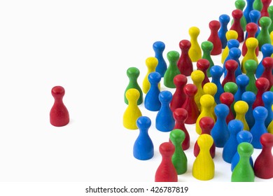 Equality leader, directing the rest. - Shutterstock ID 426787819