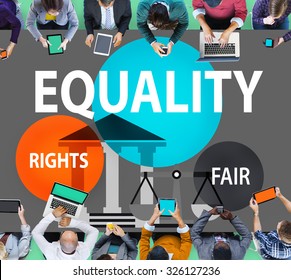 Equality Parity Balance Justice Fair Concept Stock Photo 326127236 ...