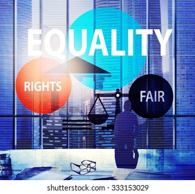 Equality Parity Balance Justice Fair Concept Stock Photo 333153029 ...