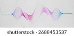 equalizer wave on black background