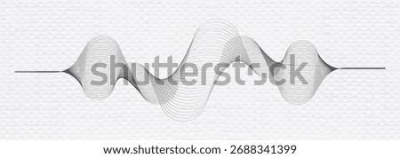 equalizer wave on black background