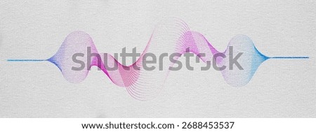 equalizer wave on black background