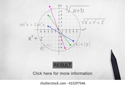Equation Formula Geometry Calculation Concept