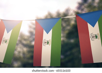 Equatorial Guinea Flag Pennants