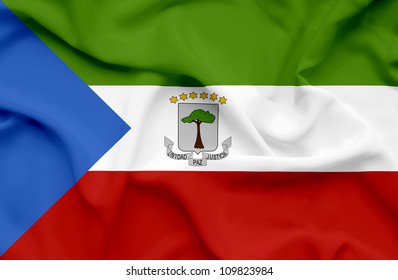 Equatorial Guinea Waving Flag