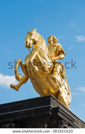 Equestrian Statue Dresden