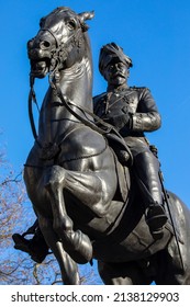 An Equestrian Statue Of King Edward VII, Located On Pall Mall In Central London, UK.