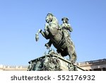  Equestrian statue of Prince Eugene of Savoy (Prinz Eugen von Savoyen) in front of Hofburg palace