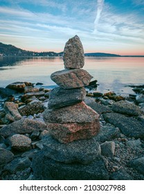 Equilibrium Of The Pile Of Stones In The Nature