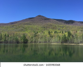 Equinox Pond Manchester Vermont In Spring. 