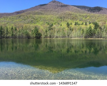 Equinox Pond Manchester Vermont In The Spring.