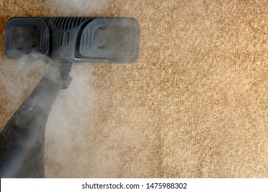 Equipment For Carpet Steam Cleaning. Copy Space