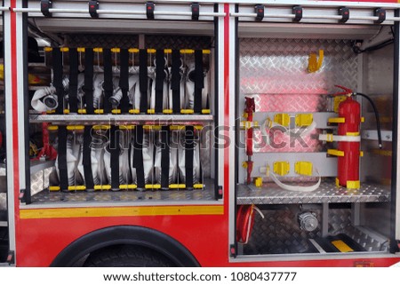 Equipment fire. assistance