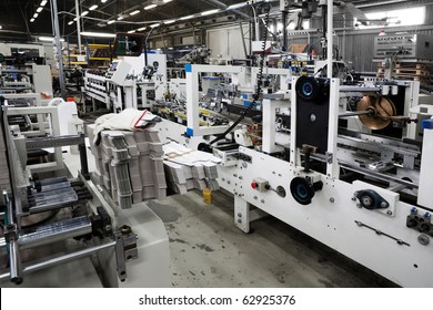 The Equipment In A Modern Printing House