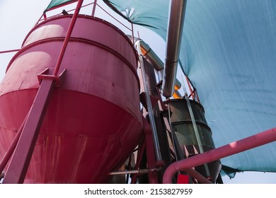 Equipment At The Plant For The Production Of Essential Oil From Lavender And Sage