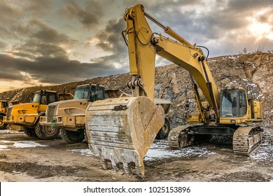 Equipment for road construction - Shutterstock ID 1025153896