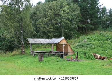 Equipped Bivouac In The Forest