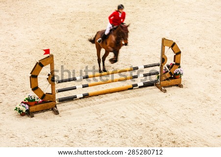 Image, Stock Photo Show jumper Show jumping