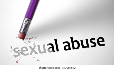 Eraser Deleting The Concept Sexual Abuse