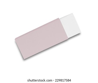 Eraser Isolated On White