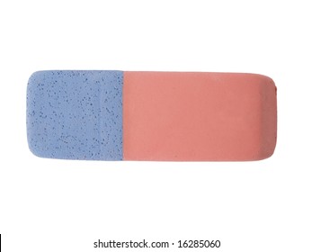 Eraser Isolated On A White Background