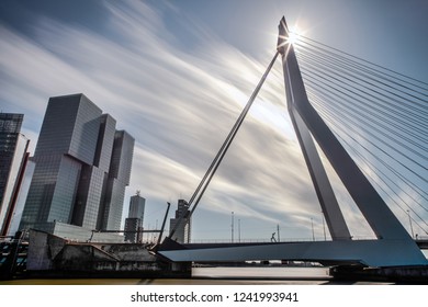 Erasmusbrug Skyline Rotterdam