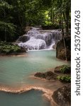 Erawan Watefalls national Park Kanchanaburi Thailand south east Asia