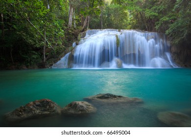 Erawan Waterfall Kanchanaburi Thailand Stock Photo 68991574 | Shutterstock