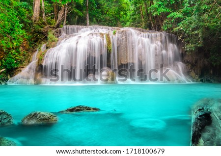 Erawan Waterfall level 2, Kanchanaburi Province, Thailand