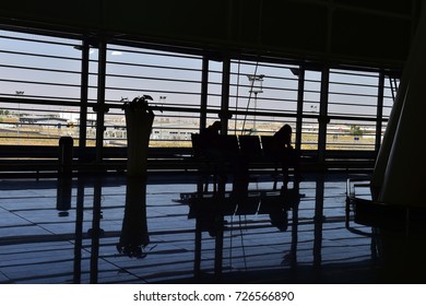 Erbil, Iraq - 29 September,2017: Interior Of Erbil International Airport