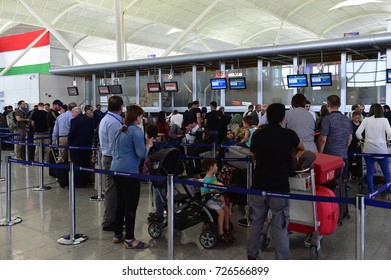 Erbil, Iraq - 29 September,2017: Interior Of Erbil International Airport