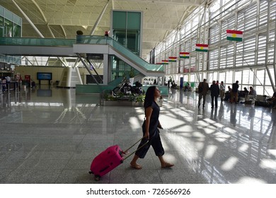 Erbil, Iraq - 29 September,2017: Interior Of Erbil International Airport