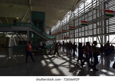 Erbil, Iraq - 29 September,2017: Interior Of Erbil International Airport