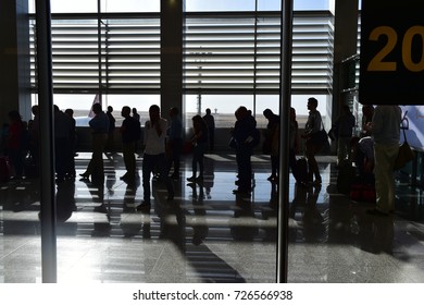 Erbil, Iraq - 29 September,2017: Interior Of Erbil International Airport