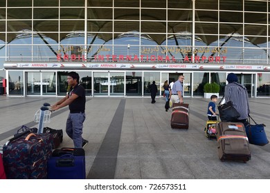 Erbil, Iraq - 29 September,2017: Erbil International Airport  Entry