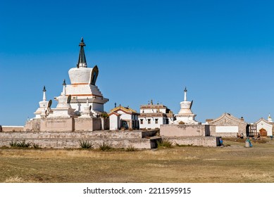 The Erdenetsu Buddhist Monastery in Karakorum, the former capital of Mongolia, Central Asia - Shutterstock ID 2211595915