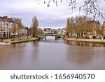 The Erdre River, in Nantes France.