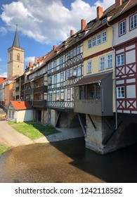 Krämerbrücke In Erfurt, Germany